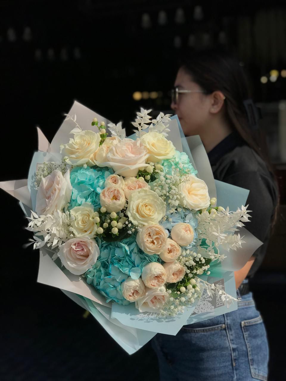 Blue Hydringa Bouquet