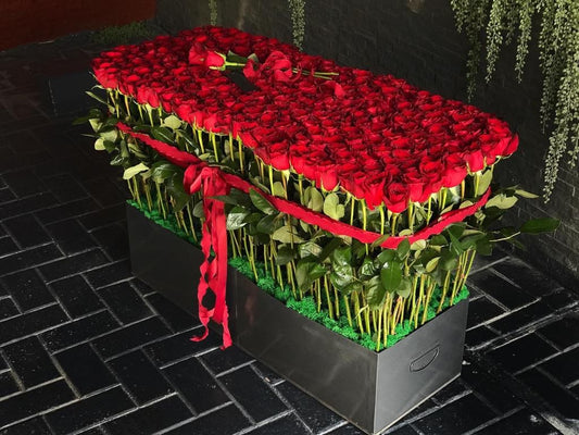 Red Box Arrangement